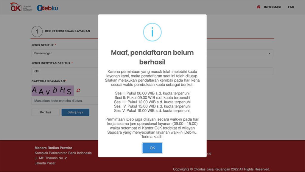 Cara cek bi checking online