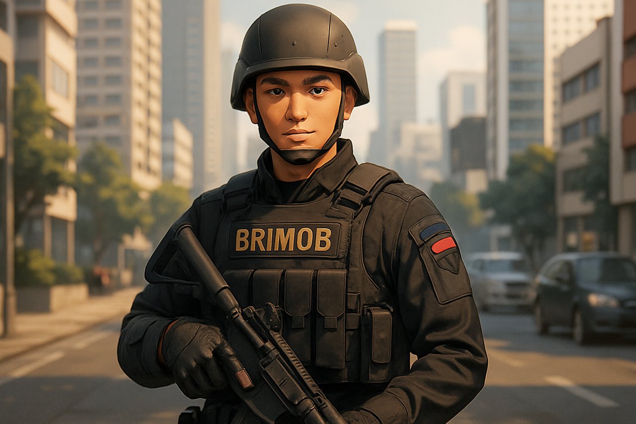 Gaji brimob bintara - ilustrasi 2