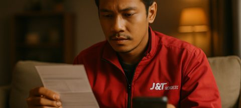 Slip gaji kurir j&t