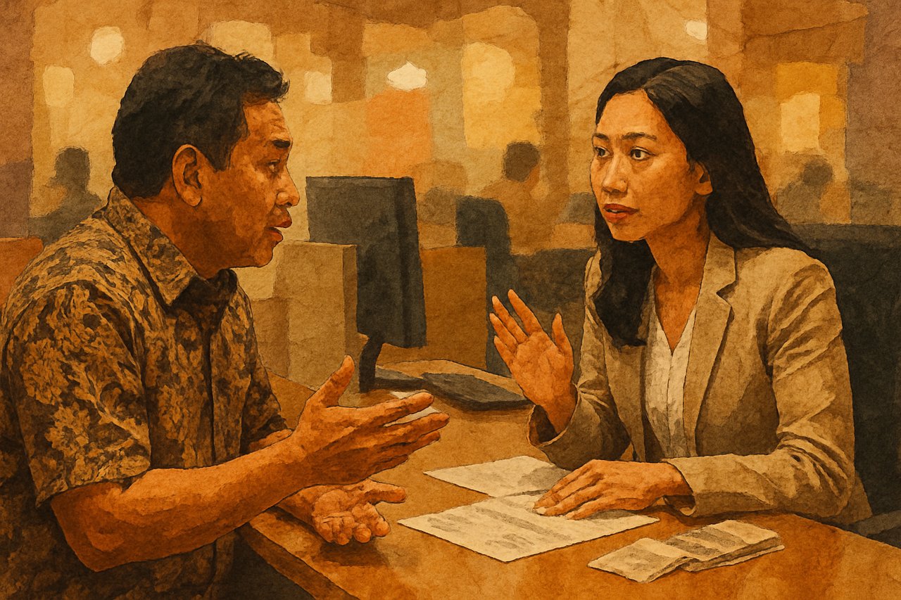 Perbedaan slik dan bi checking - ilustrasi 2