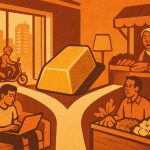 Emas berada persimpangan jalan