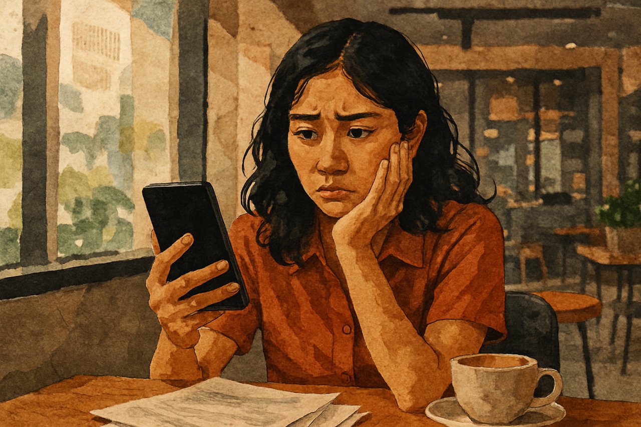 Pinjol palsu catut identitas - ilustrasi 1